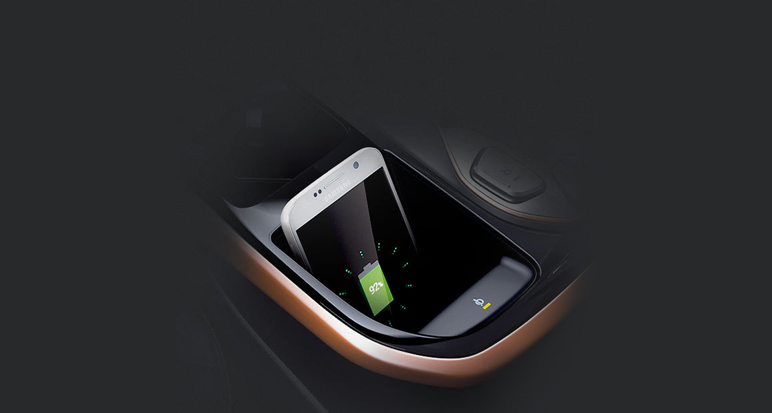 Wireless mobile phone charging system