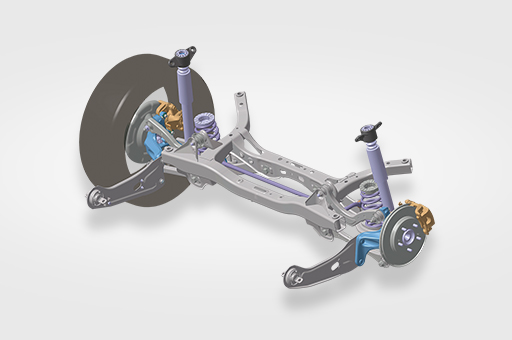 Rear multi-link suspension